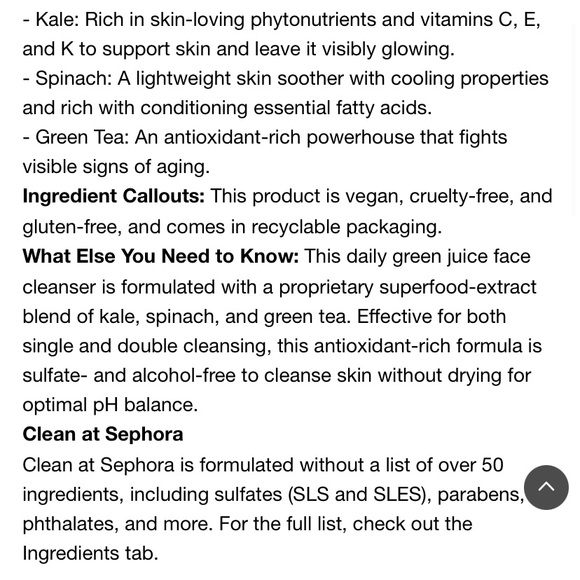 💕 2/$20 -Youth 2 the People: Superfood Cleanser - Picture 5 of 7